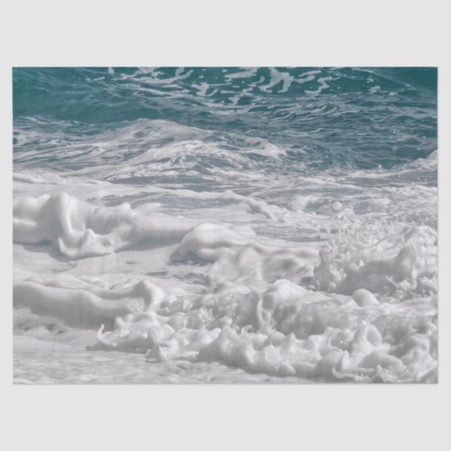 Mousseline papier mousseux en mousse de mer (Recto)