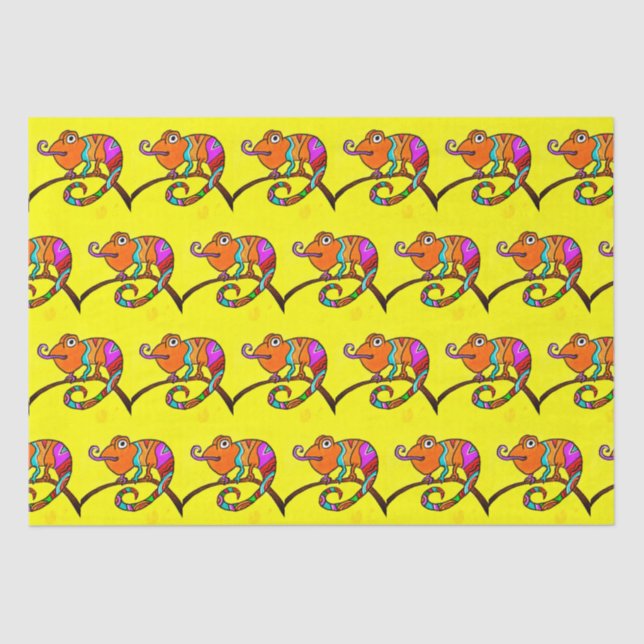 Mousseline Papier papier Chameleon (Recto)