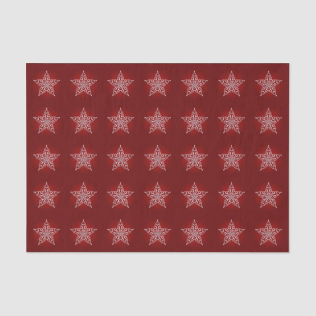 Mousseline Papier papier journal Iridescente Star (Recto)