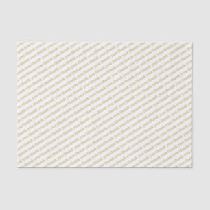 Mousseline Papier papier Merci
