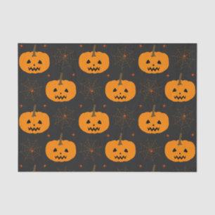 Mousseline Papier papier Motif Citrouille d'Halloween