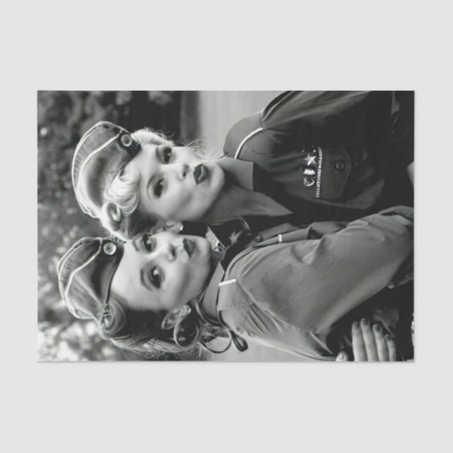 Mousseline Papier papier pour dames de l'aviation vintage (Recto)