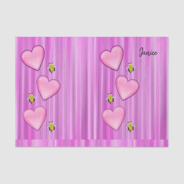 Mousseline Papier papier sur la Saint-Valentin (Recto)