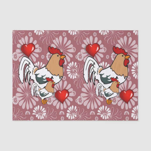 Mousseline Papier papier sur la Saint-Valentin (Recto)