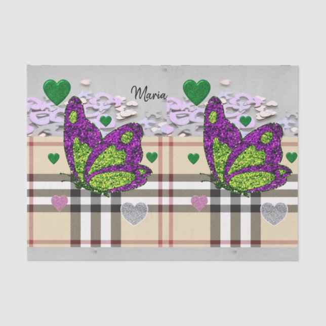 Mousseline Papier papier sur la Saint-Valentin (Recto)