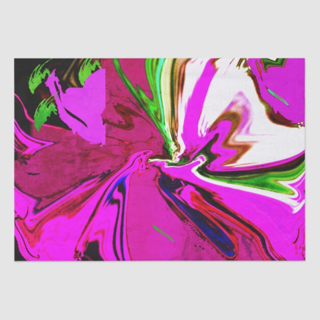 Mousseline Papier papier Tissu Designer Purple Art Tissu Papi (Recto)