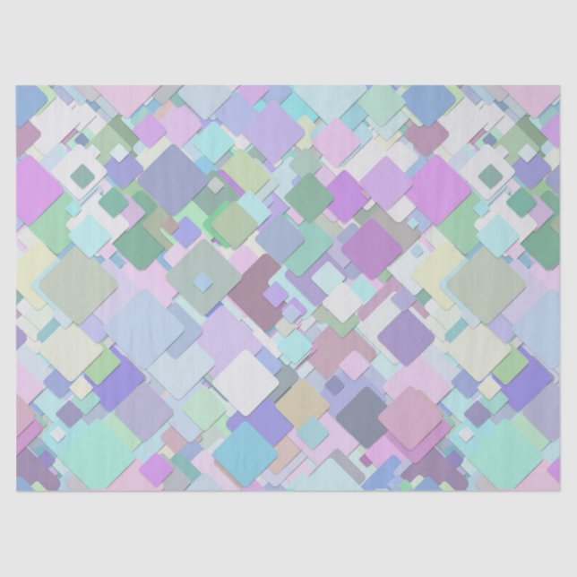 Mousseline papier pastel carré (Recto)