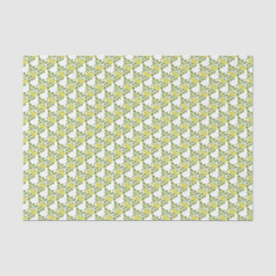 Mousseline Papier peint vintage Floral Buttercup damassé