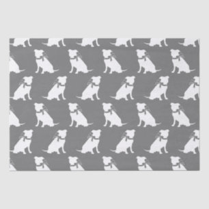 Mousseline Papier Pitbulle Pitbulle Pit Bull Chien Chien Chie