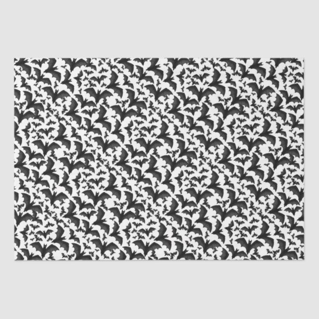 Mousseline Papier sur les chauves-souris vampires d'Halloween (Recto)