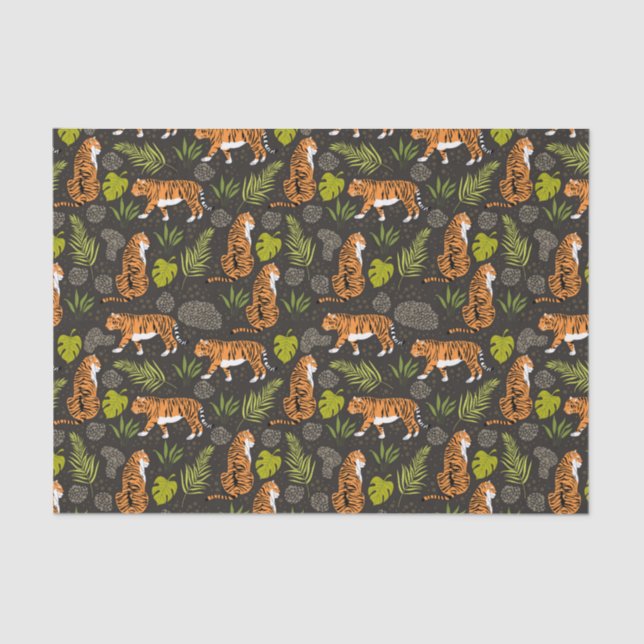 Mousseline Papier Tiger (Recto)