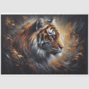 Mousseline Papier Tiger Découpage Tissu