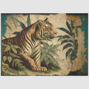 Mousseline Papier Tiger vintage