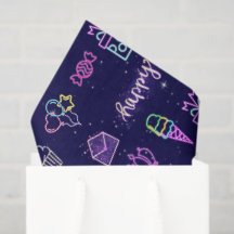 Papier Tissu Anniversaire Princesse | Emballage Ca
