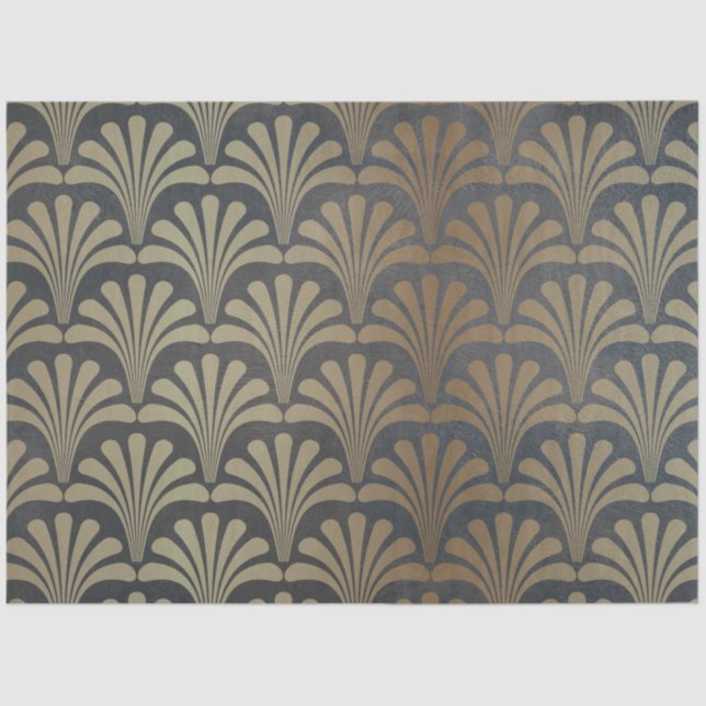 Mousseline Papier Tissu Art Déco, Découpage (Recto)