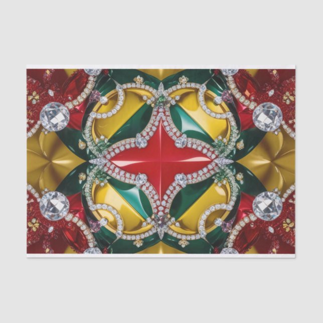 Mousseline Papier Tissu avec design de couleurs Los Angeles (Recto)