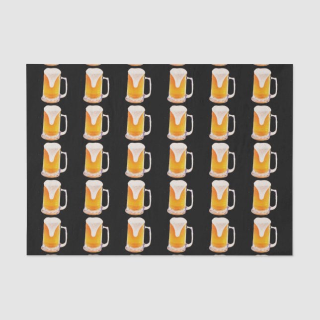 Mousseline Papier Tissu Beer Mug (Recto)