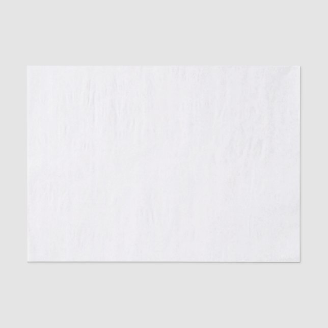 Mousseline Papier Tissu Blanc Uni (Recto)