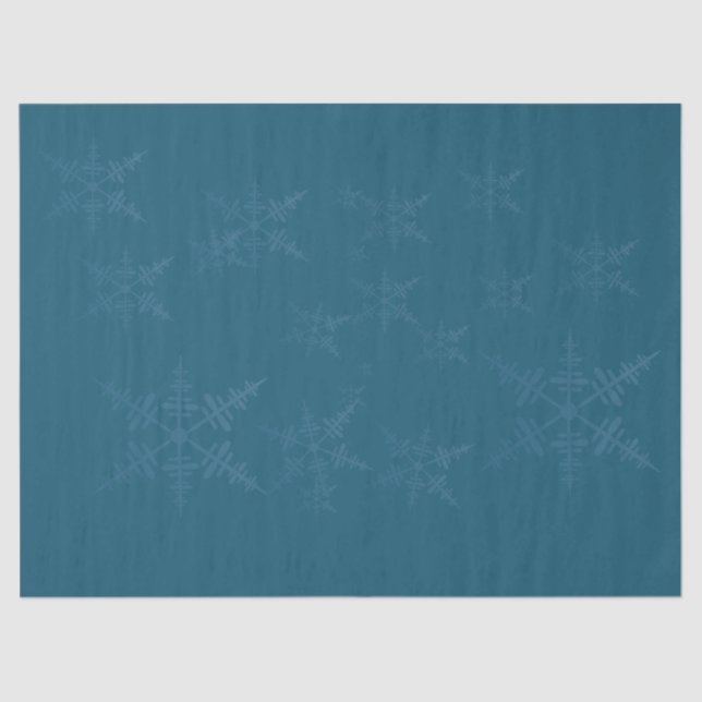 Mousseline Papier Tissu Bleu foncé (Recto)