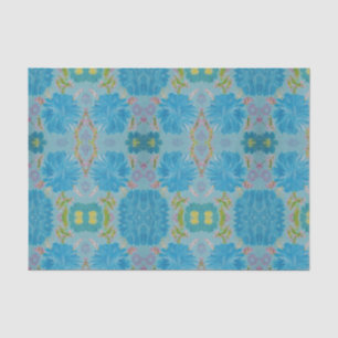 Mousseline Papier Tissu Bluebells