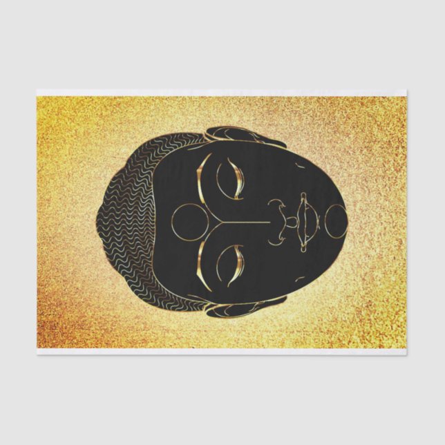 Mousseline Papier Tissu Bouddha (Recto)