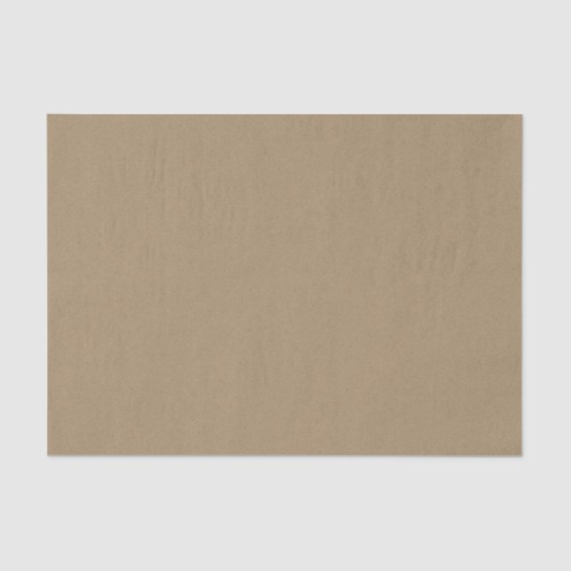 Mousseline Papier Tissu Brown Faux Kraft (Recto)