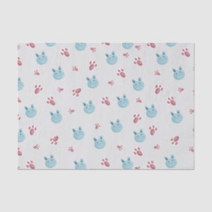 Mousseline Papier Tissu Bunny - Joli Enveloppement Cadeau Lap