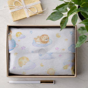 Mousseline Papier Tissu Cadeau Bébé Nouveau Design Lion