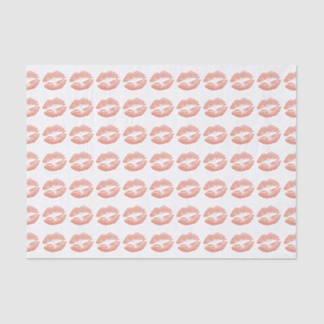Mousseline Papier Tissu Champagne Kiss (Recto)