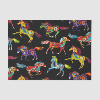 Mousseline Papier Tissu Cheval