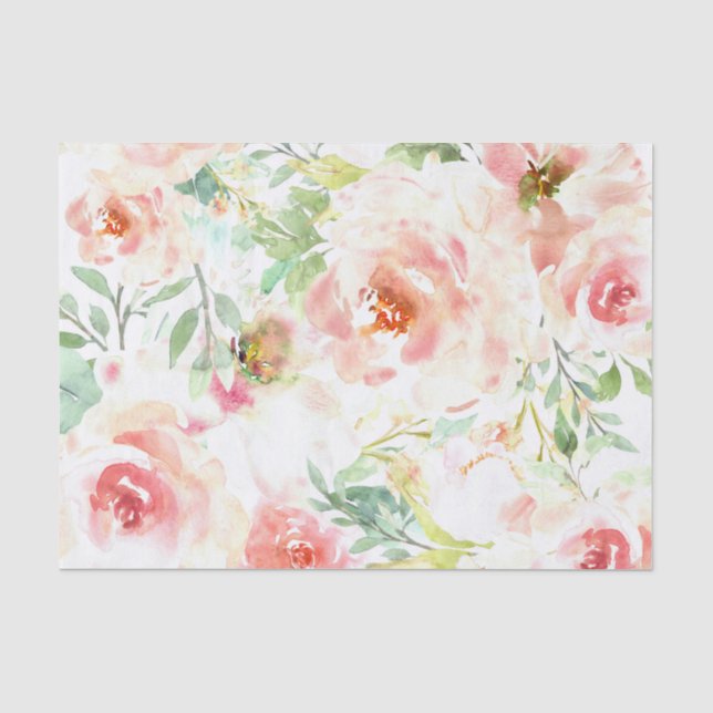 Mousseline Papier Tissu Chic Shabby (Recto)