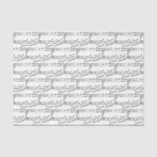 Mousseline Papier Tissu Chopin vintage