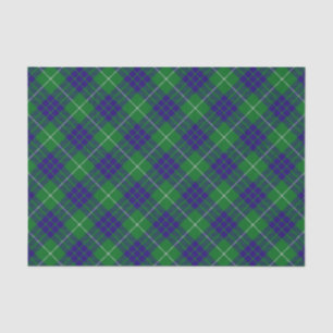 Mousseline Papier Tissu Clan Hamilton Chasse Tartan