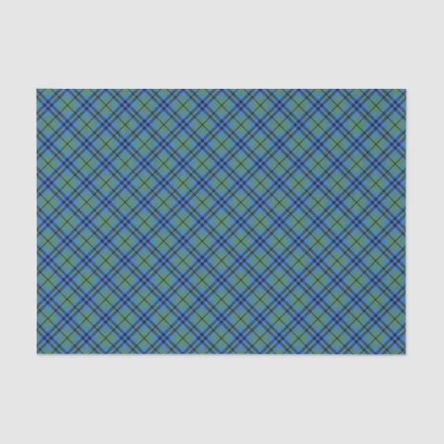 Mousseline Papier Tissu Clan Keith Tartan (Recto)
