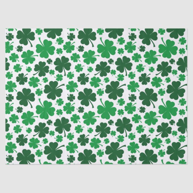 Mousseline Papier Tissu Clover (Recto)