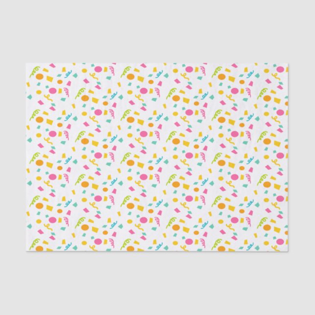 Mousseline Papier Tissu Confetti (Recto)