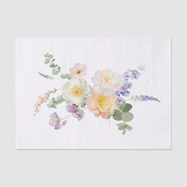Mousseline Papier Tissu d'abeille chérie (Recto)