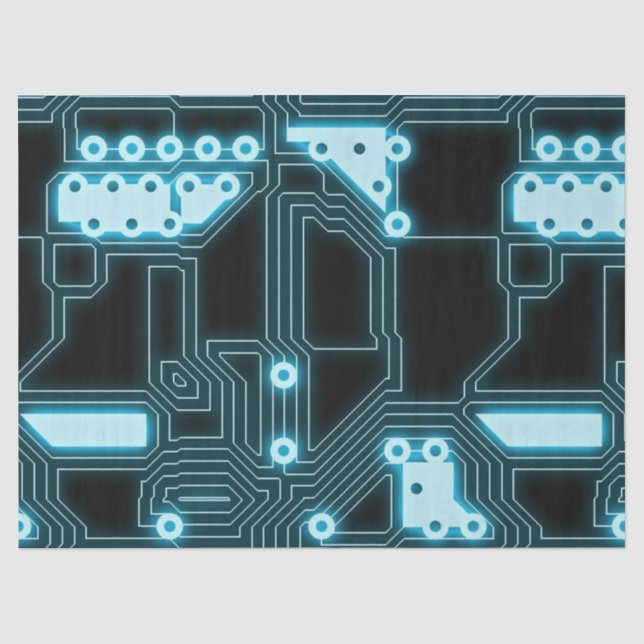 Mousseline papier tissu de carte de circuit (Recto)