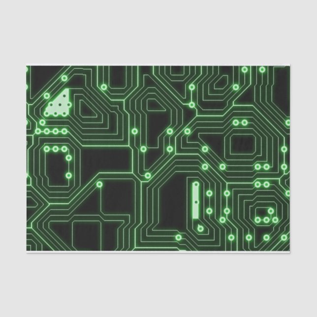 Mousseline papier tissu de carte de circuit (Recto)