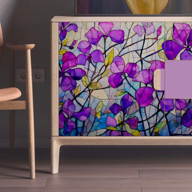 Mousseline Papier Tissu De Découpage De Feuilles De Verre Vio (Créateur téléchargé)