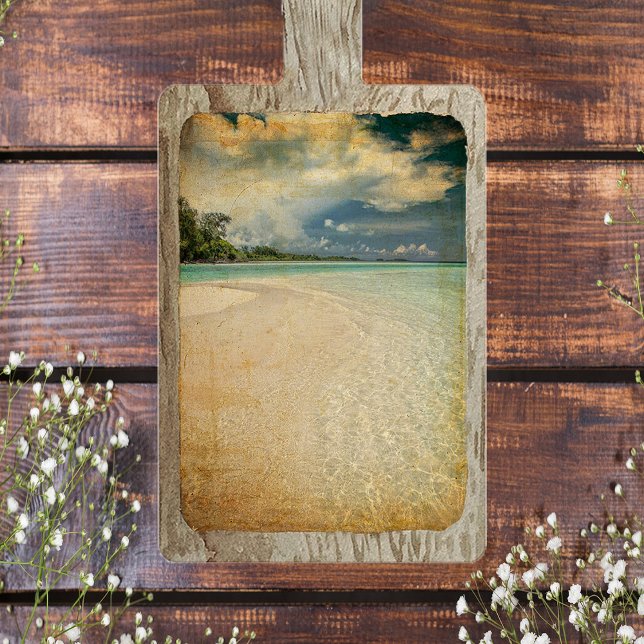 Mousseline Papier Tissu De Découpage De L'Image De Plage vint (Créateur téléchargé)