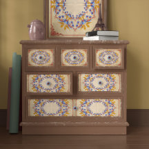 Papier Tissu De Découpage Floral Vibrant