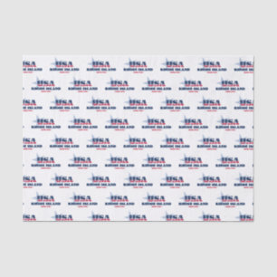 Mousseline Papier Tissu de la Fierté d'État de Rhode Island