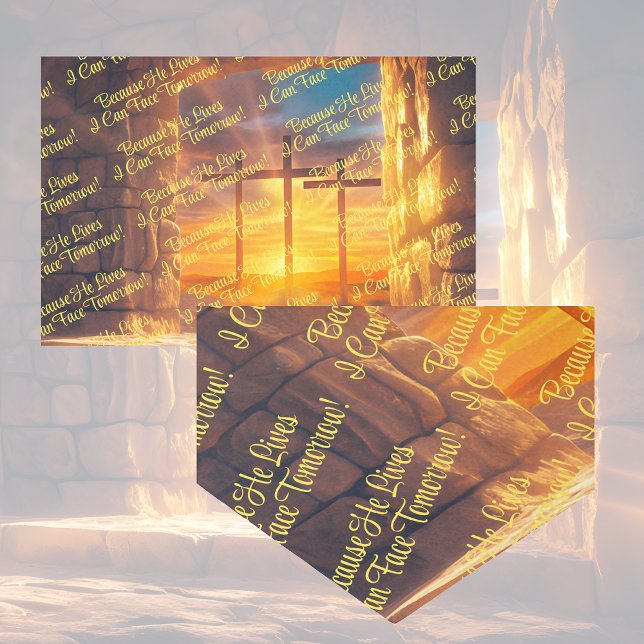 Mousseline Papier Tissu de la résurrection de Pâques (Créateur téléchargé)