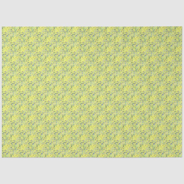 Mousseline Papier Tissu de mousse de citron (Recto)