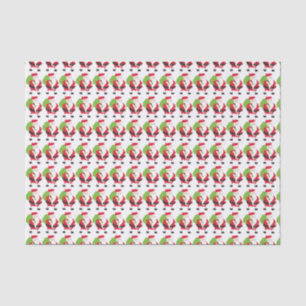 Mousseline Papier Tissu de Noël du Père Noël