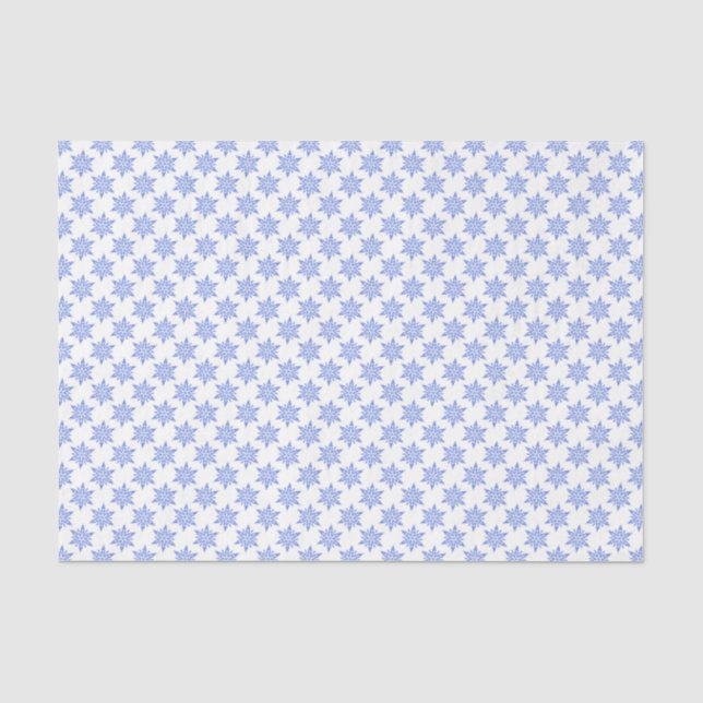 Mousseline Papier Tissu de Noël/Flammes de neige (Recto)