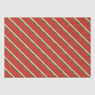Mousseline Papier Tissu de pastèque rouge vif