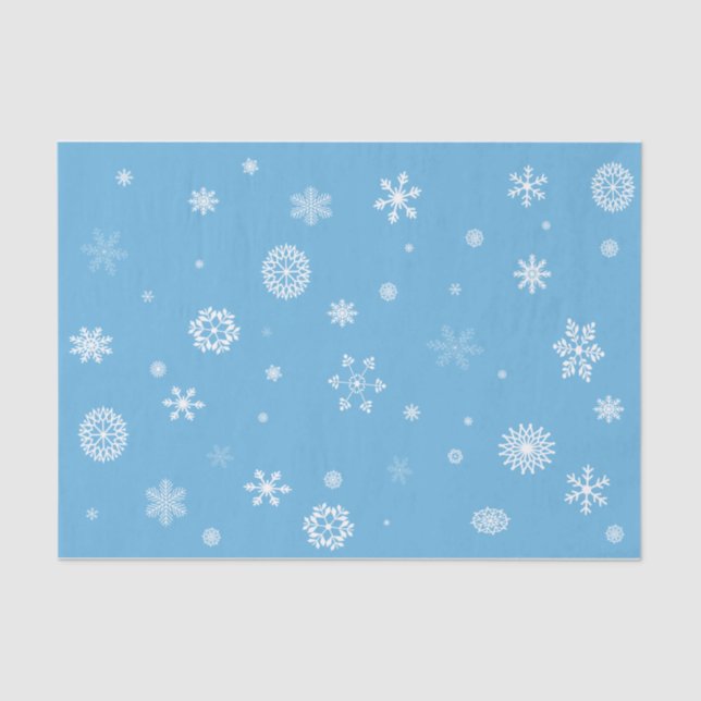 Mousseline Papier Tissu De Snowflac (Recto)
