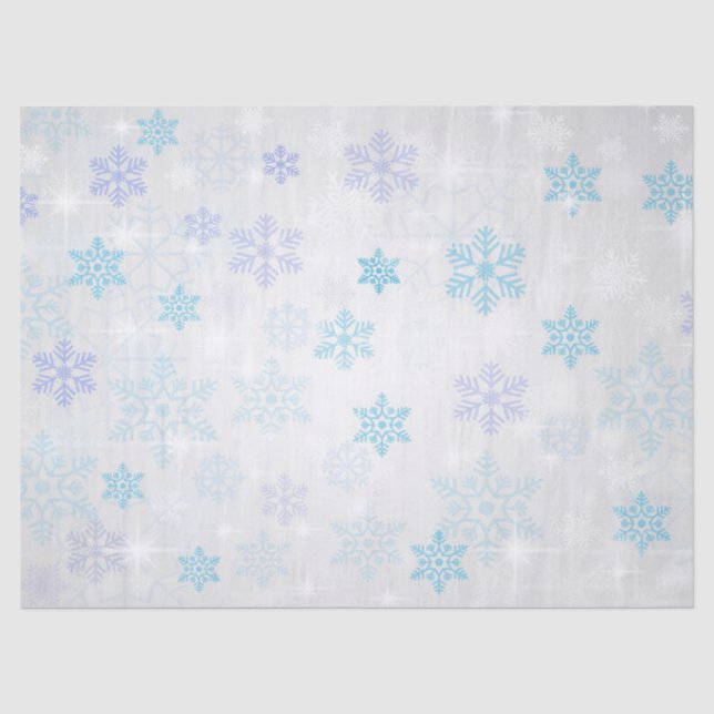 Mousseline Papier Tissu De Snowflac (Recto)